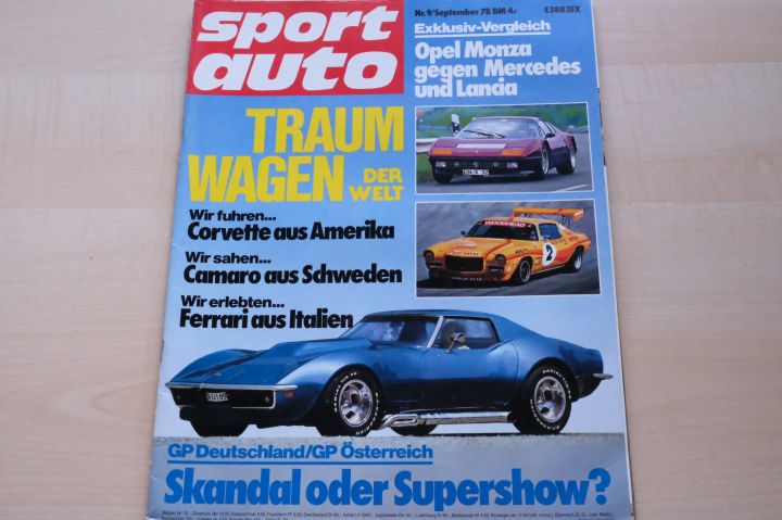 Deckblatt Sport Auto (09/1978)